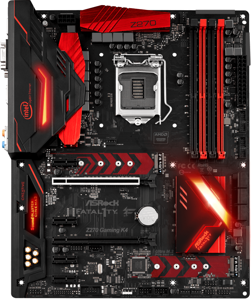 Asrock Fatal1ty Z270 Gaming K4 - Motherboard Specifications